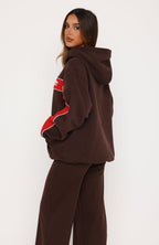 Studio 17 Jules Oversized Hoodie Chocolate