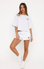 Studio 17 Raven Boxy Oversized Tee Grey Marle