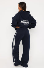 Studio 17 Spencer Wide Leg Sweatpants Navy