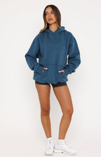 Studio 17 Spencer Oversized Hoodie Teal