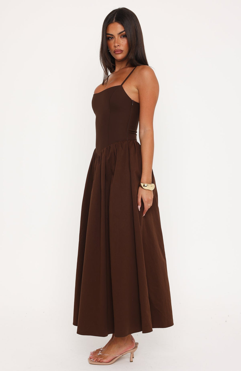 Sundrift Maxi Dress Chocolate