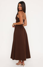 Sundrift Maxi Dress Chocolate