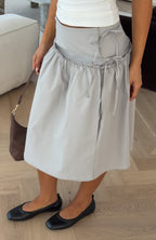Sweet Chaos Midi Skirt Dove