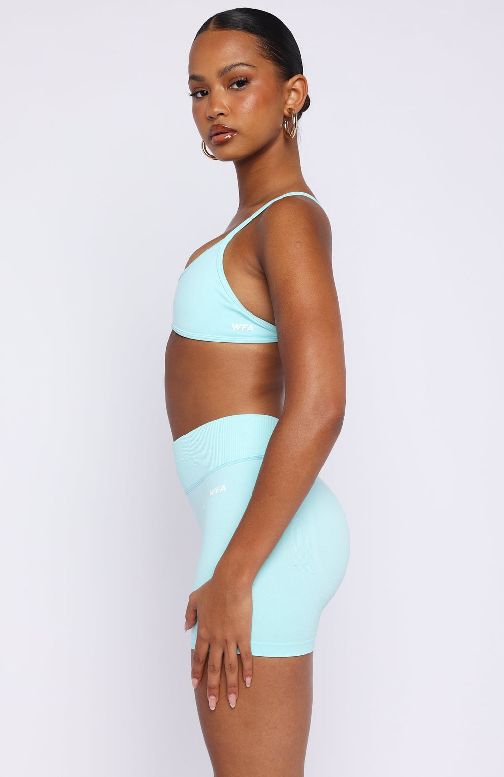 Spin Seamless Bike Shorts 4" Malibu Blue