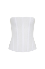 Tell Me A Secret Strapless Bustier White