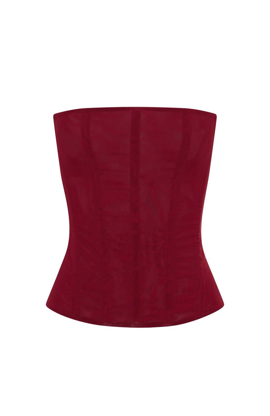 Tell Me A Secret Strapless Bustier Red