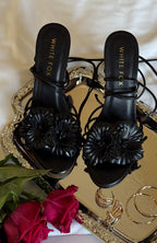 Tempest Wrap Heels Black