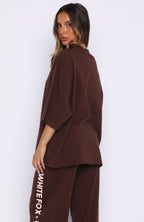 Tender Hearts Oversized Tee Chocolate