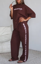 Tender Hearts Track Pants Chocolate
