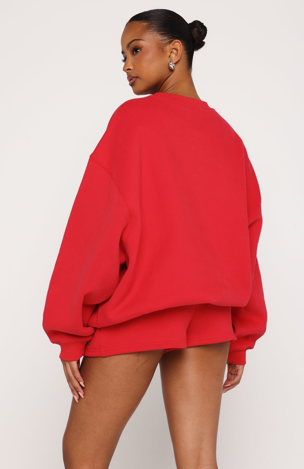 Test Drive Oversized Sweater Red