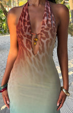 The Flirt Maxi Dress Opal Halo