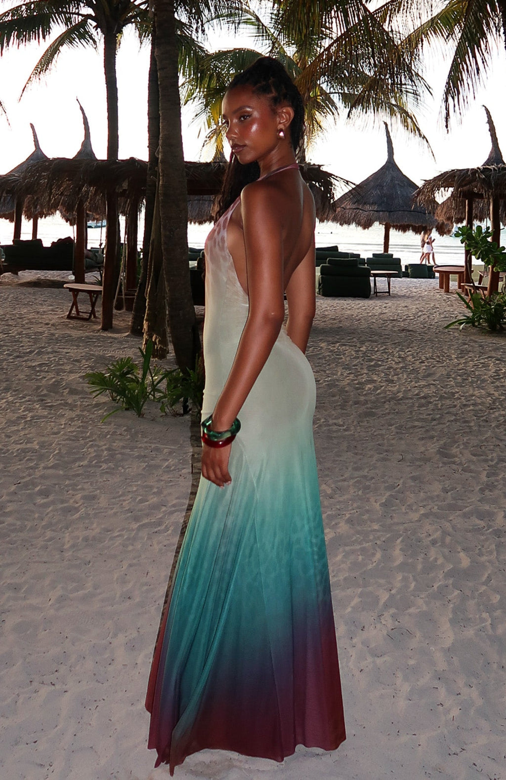 The Flirt Maxi Dress Opal Halo