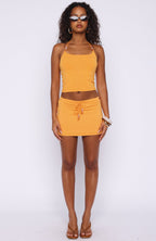 The Softest Love Halter Top Papaya