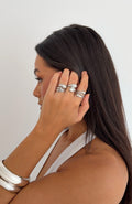Timea Ring Set Silver