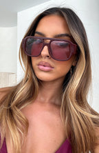 Tirza Sunglasses Burgundy