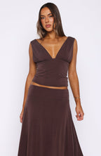 Tropic Drift Top Chocolate