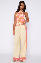 Tropic Muse Pants Lemon Symphony