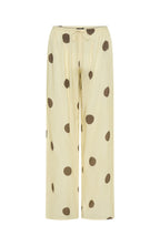 Tropic Muse Pants Cream/Choc Polka Dot