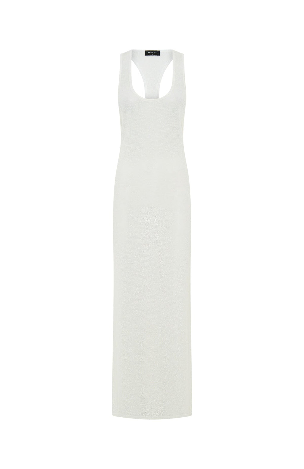 Tropic Waters Knit Maxi Dress White