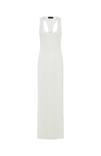 Tropic Waters Knit Maxi Dress White