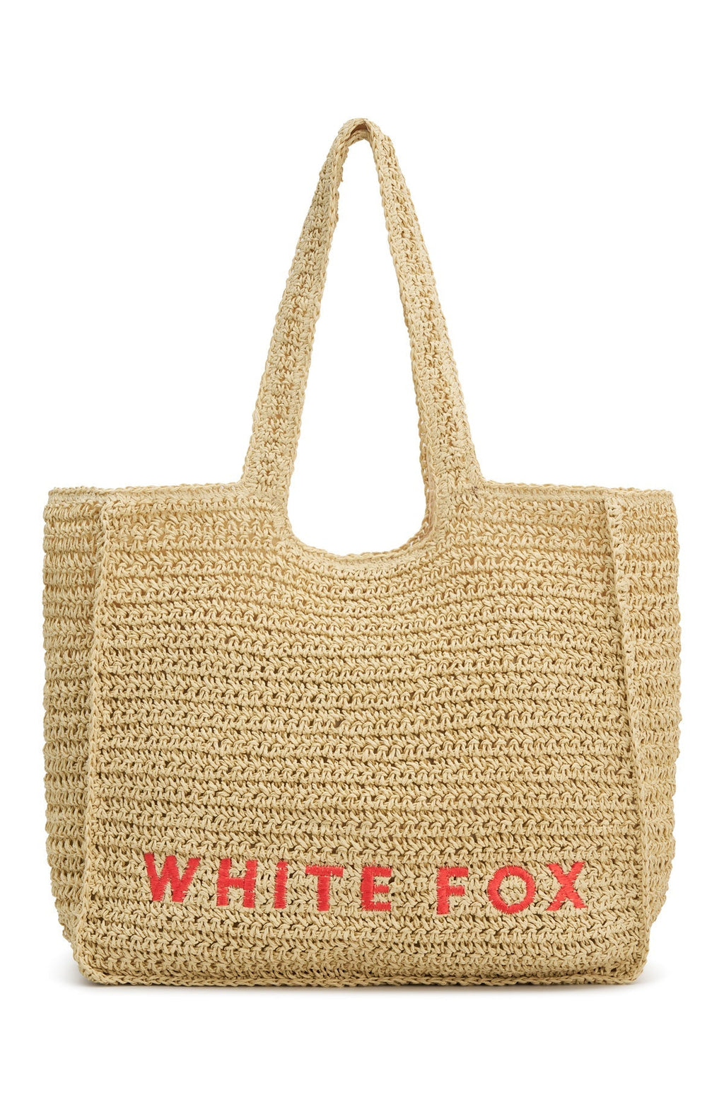 Tyrus Large Top Handle Bag Natural/Coral