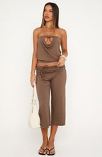 Valerie 3/4 Pants Mocha