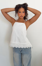 Valley Lights Top White