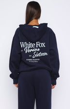Verano Sixteen Lilia Oversized Hoodie Navy