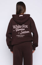 Verano Sixteen Lilia Oversized Hoodie Chocolate