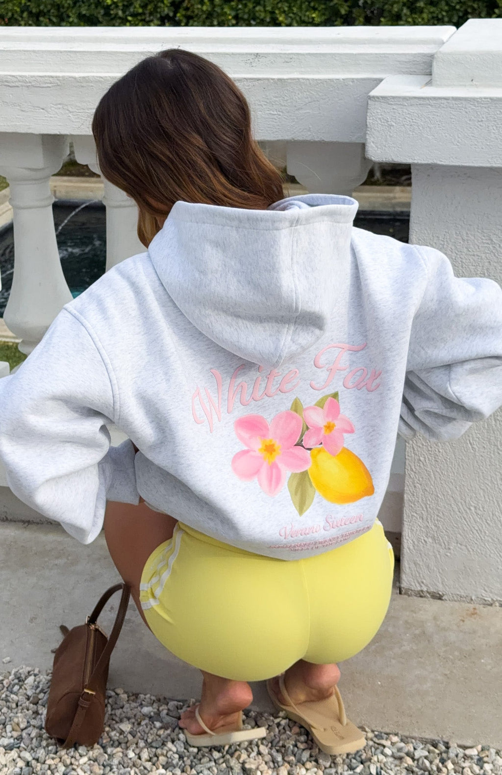 Verano Sixteen Valeria Oversized Hoodie Grey Marle