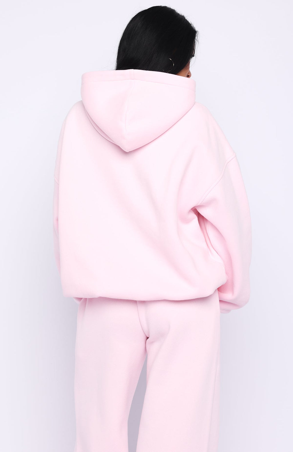 Vibe Too High Oversized Hoodie Pink