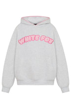 Vol. 1 Front Graphic Oversized Hoodie Grey Marle