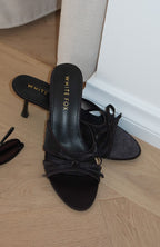Wallace Mules Black Mesh