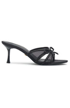 Wallace Mules Black Mesh