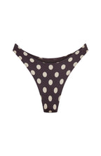 Washed Up Cheeky Bottoms Choc/Cream Polka Dot