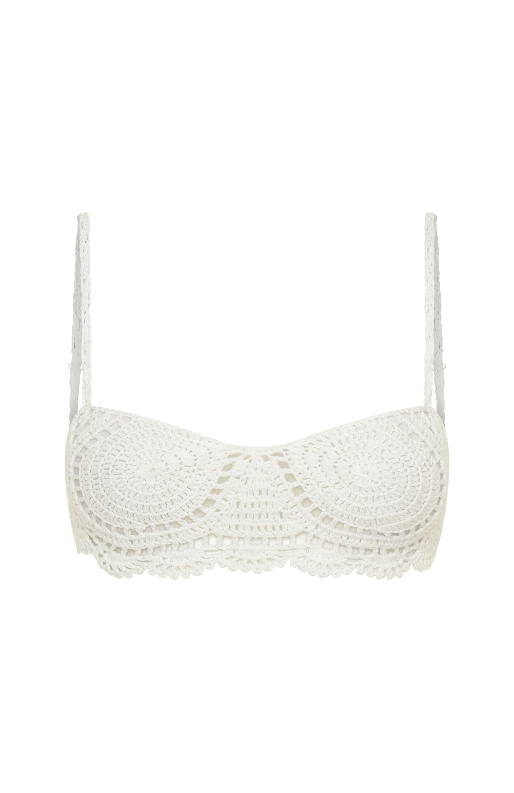 Waves Of You Crochet Top White