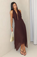 Weightless Maxi Dress Chocolate