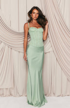 Forever Starts Now Maxi Skirt Sage