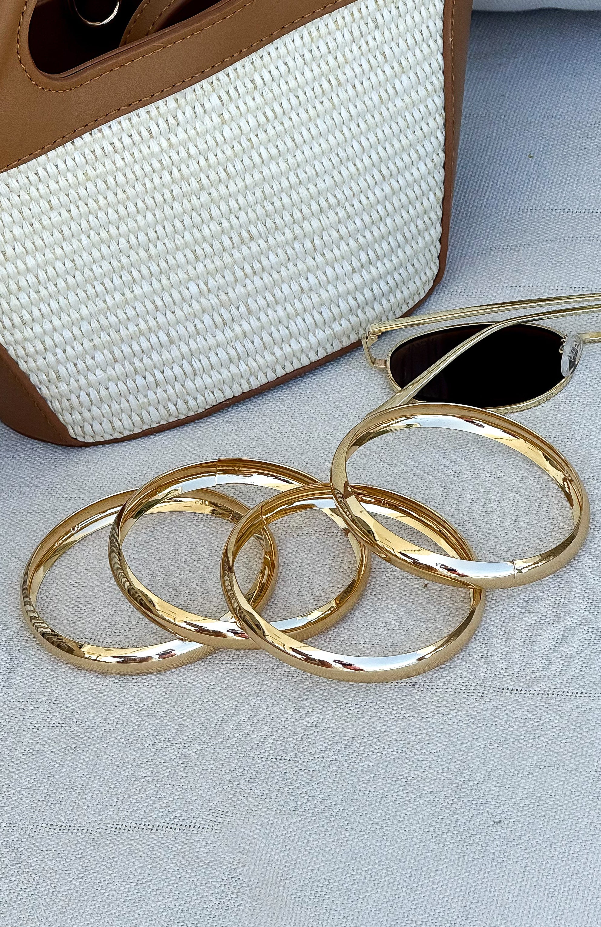 Wilder Bangle Set Gold