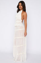 Wildflower Days Maxi Skirt Vanilla Bean
