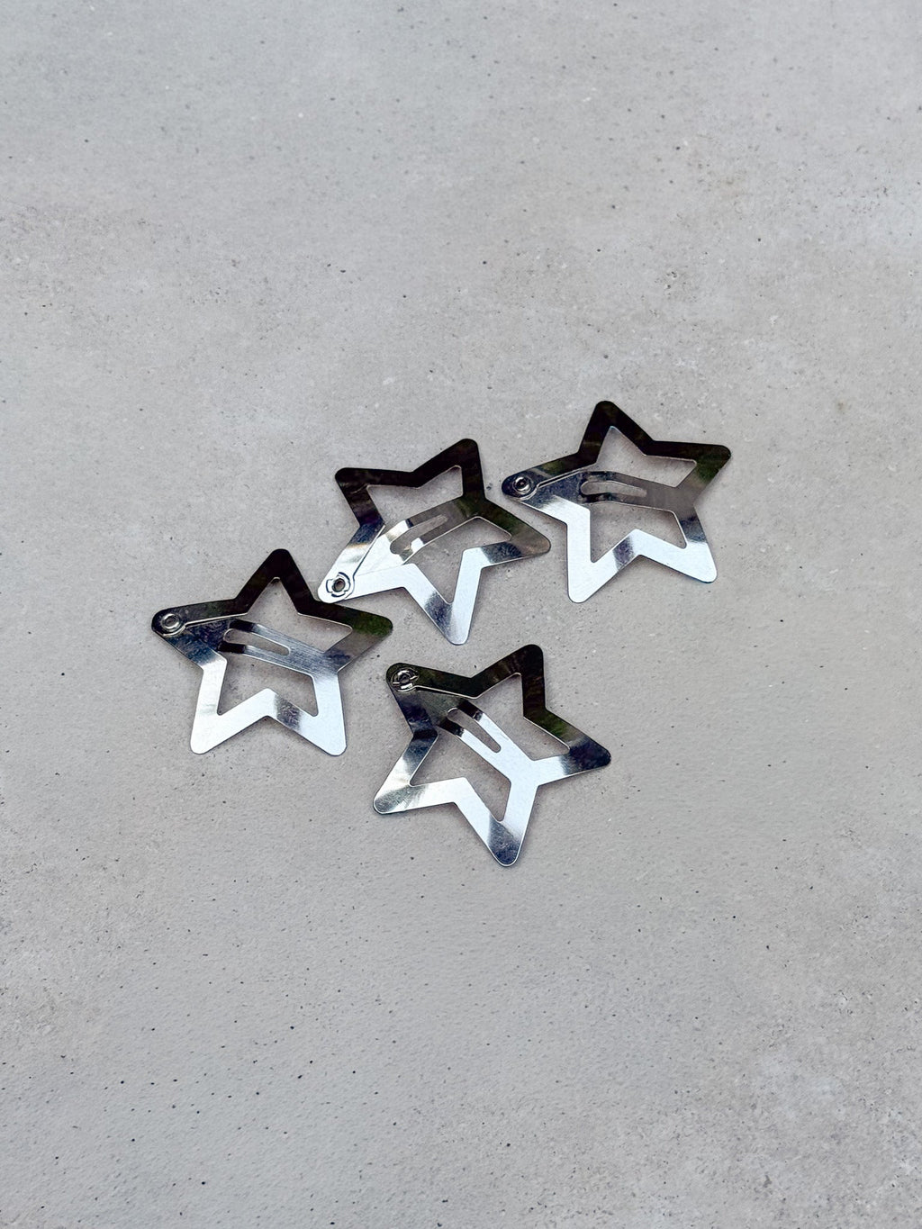 Axton 6 Pack Hair Clips Silver