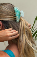 Egon Hair Clip Aqua