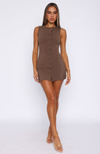 Things For You Mini Dress Mocha