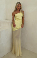 Vip Vibes Maxi Dress Lemon