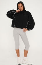 Guide Me Windbreaker Jacket Black